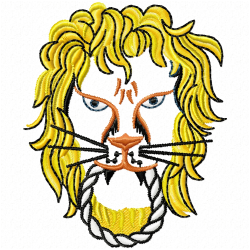 Lion Embroidery Design 7 Lion Embroidery Design 7